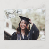 Hand belettering Afstuderen dank u Briefkaart (Voorkant)