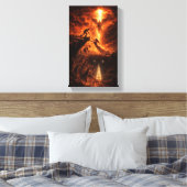 Hand Between Heaven and Abyss Canvas Afdruk (Insitu (Slaapkamer))