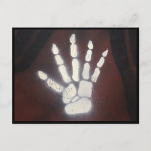 hand briefkaart (Voorkant)