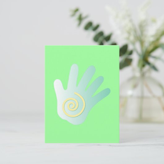 Hand Briefkaart (Staand voorkant)