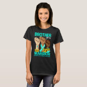 Hand Brother Of A Warrior Ectodermal Dysphasia Awa T-shirt (Voorkant volledig)