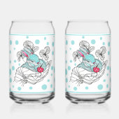 Hand Bunny Soda Glass Blikvorm Glas (Achterkant)