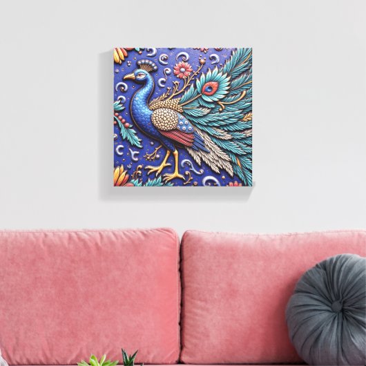 Hand-Carved Divinity Canvas Afdruk (Insitu (Woonkamer))