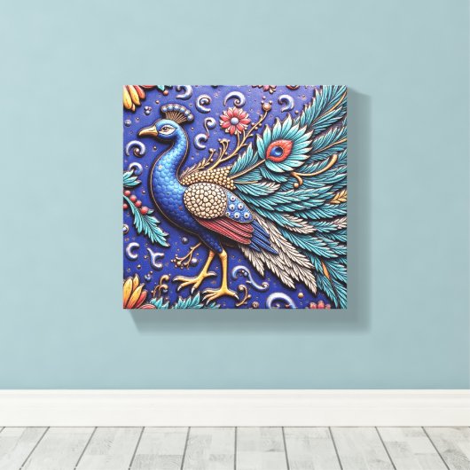 Hand-Carved Divinity Canvas Afdruk (Insitu (Houten vloer))