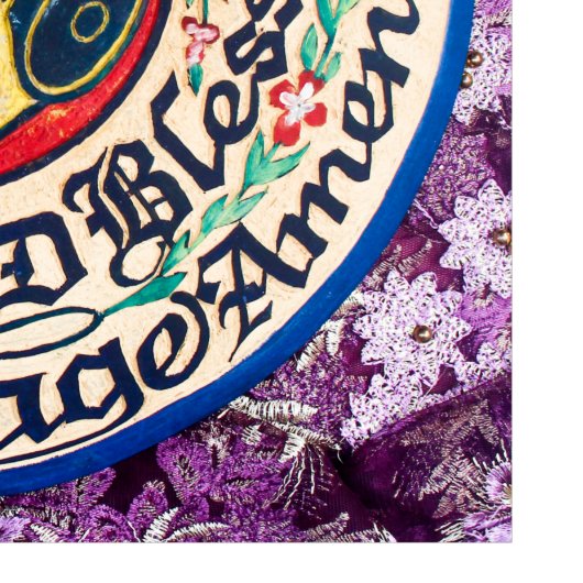 Hand carved Gourd Wedding Souvenir Button