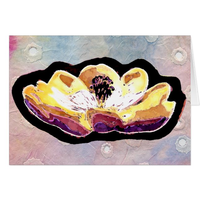 Hand Carved Magnolia Flower (Voorkant Horizontaal)