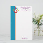 Hand Child Care Briefpapier (Staand voorkant)