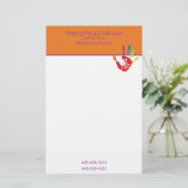 Hand Child Care Briefpapier (Staand voorkant)