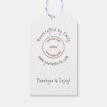 Hand Craft Business Logo Naam Bedankt