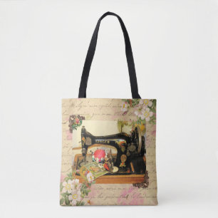 Hand Crank Naaimachine & Noties Tote Bag