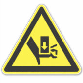 Hand Crush Force from AboLabel Sticker (Voorkant)