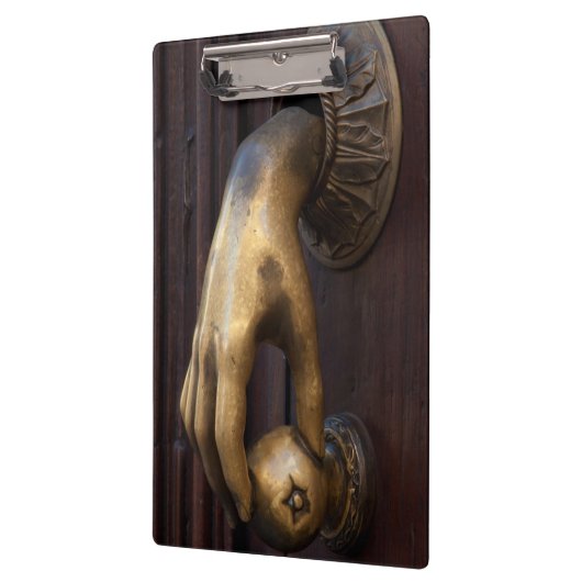 Hand deur klopper close-up, Mexico Klembord (Links)