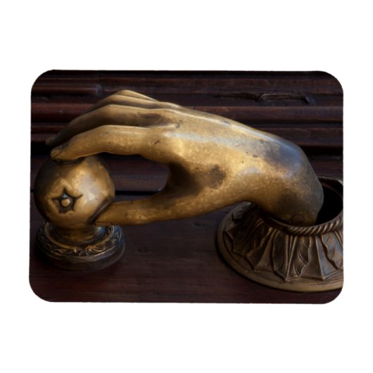 Hand deur klopper close-up, Mexico Magneet (Horizontaal)