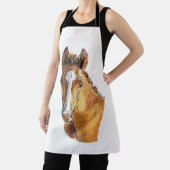 Hand die kleine schattige vogel tekent schort (Insitu)