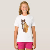 Hand die kleine schattige vogel tekent t-shirt (Voorkant volledig)