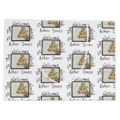 Hand die welkom heet aan de Giraffe van de wereld Groot Cadeauzakje (Achterkant)