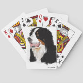 Hand draw Bernese moundog Pokerkaarten (Achterkant)