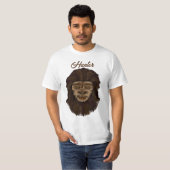 Hand draw Bigfoot Sasquatch Swamp Apple Hunter T-shirt (Voorkant volledig)