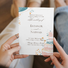 hand draw bruiloft Ik verfijnd Kaart