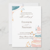 hand draw bruiloft Ik verfijnd Kaart (Voorkant)