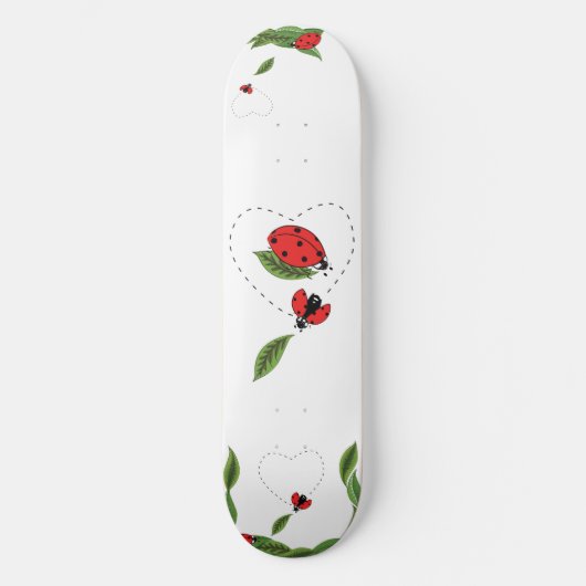 Hand draw Lady bug Persoonlijk Skateboard (Voorkant)