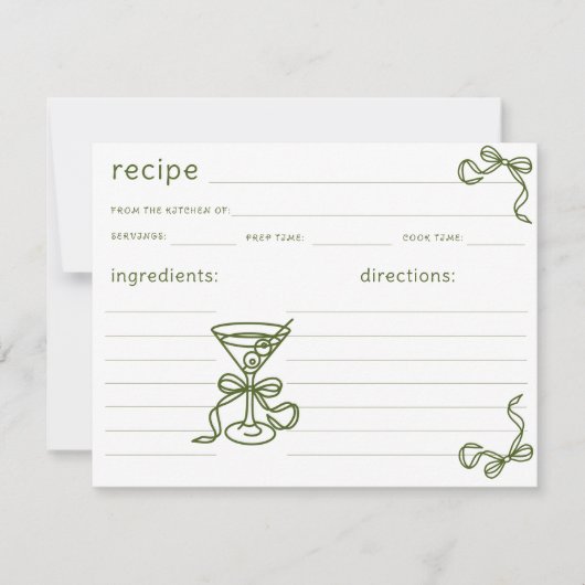 hand-draw martini Bruids recept (Voorkant)