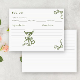 hand-draw martini Bruids recept