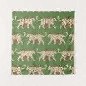 Hand Drawn Abstract Leopard Cheetah met Animal Sk Wandkleed (Voorkant)