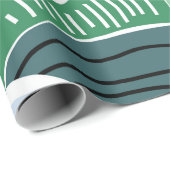 Hand drawn abstract scandinavian graphic illustrat cadeaupapier (Rol Hoek)