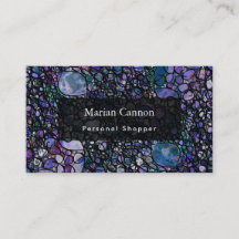 Hand-Drawn Abstracte Cirkels, Blauw, Zwarte Paars,