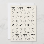 Hand Drawn Adult Handwritten Scribble Birthday  Kaart (Achterkant)