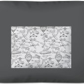 Hand drawn Airplanes Aviation Pilot Aviator Fun Kussensloop