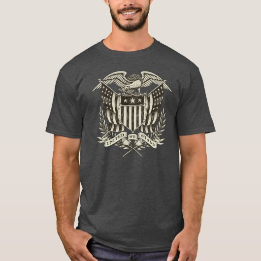 Hand Drawn American Eagle T-shirt (Voorkant)