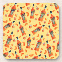 Hand Drawn Aperol Spritz Cocktail Hour Onderzetter