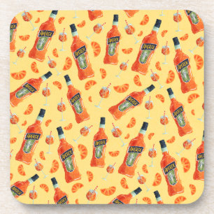 Hand Drawn Aperol Spritz Cocktail Hour Onderzetter