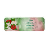 Hand-Drawn Apple Address Labels – Rustic (Voorkant)