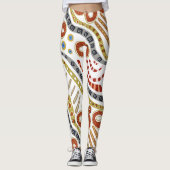 Hand-drawn art leggings (Voorkant)