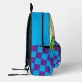 Hand Drawn Back To School Designed Backpack Bedrukte Rugzak (Links)