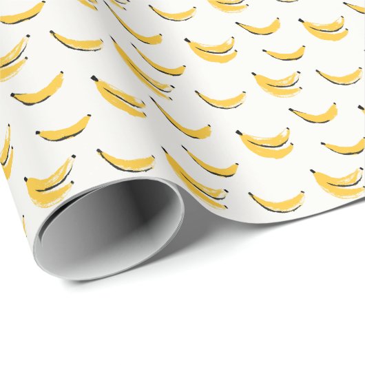 Hand-drawn bananas, stylish seamless pattern. cadeaupapier (Rol Hoek)