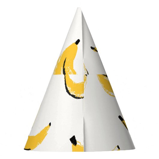 Hand-drawn bananas, stylish seamless pattern. feesthoedjes (Achterkant)