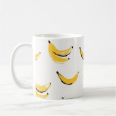 Hand-drawn bananas, stylish seamless pattern. koffiemok (Links)