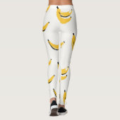 Hand-drawn bananas, stylish seamless pattern. leggings (Achterkant)