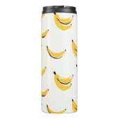 Hand-drawn bananas, stylish seamless pattern. thermosbeker (Achterkant)