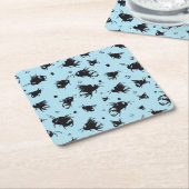 Hand-Drawn Bee Illustration Onderzetter (Schuin)