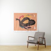 Hand Drawn Black Awareness Day Concept Wandkleed (In Situ (horizontaal))