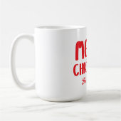 Hand-drawn Block Letters Merry Christmas Greeting Koffiemok (Links)