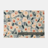 Hand-Drawn Bold Inky Floral Pattern- Sunlit Meadow Deurmat (Voorkant)