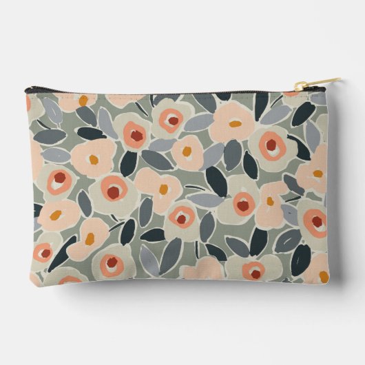 Hand-Drawn Bold Inky Floral Pattern- Sunlit Meadow Etui (Achterkant)
