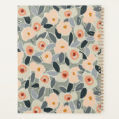 Hand-Drawn Bold Inky Floral Pattern- Sunlit Meadow Planner (Achterkant)