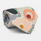 Hand-Drawn Bold Inky Floral Pattern- Sunlit Meadow Stropdas (Opgerold)